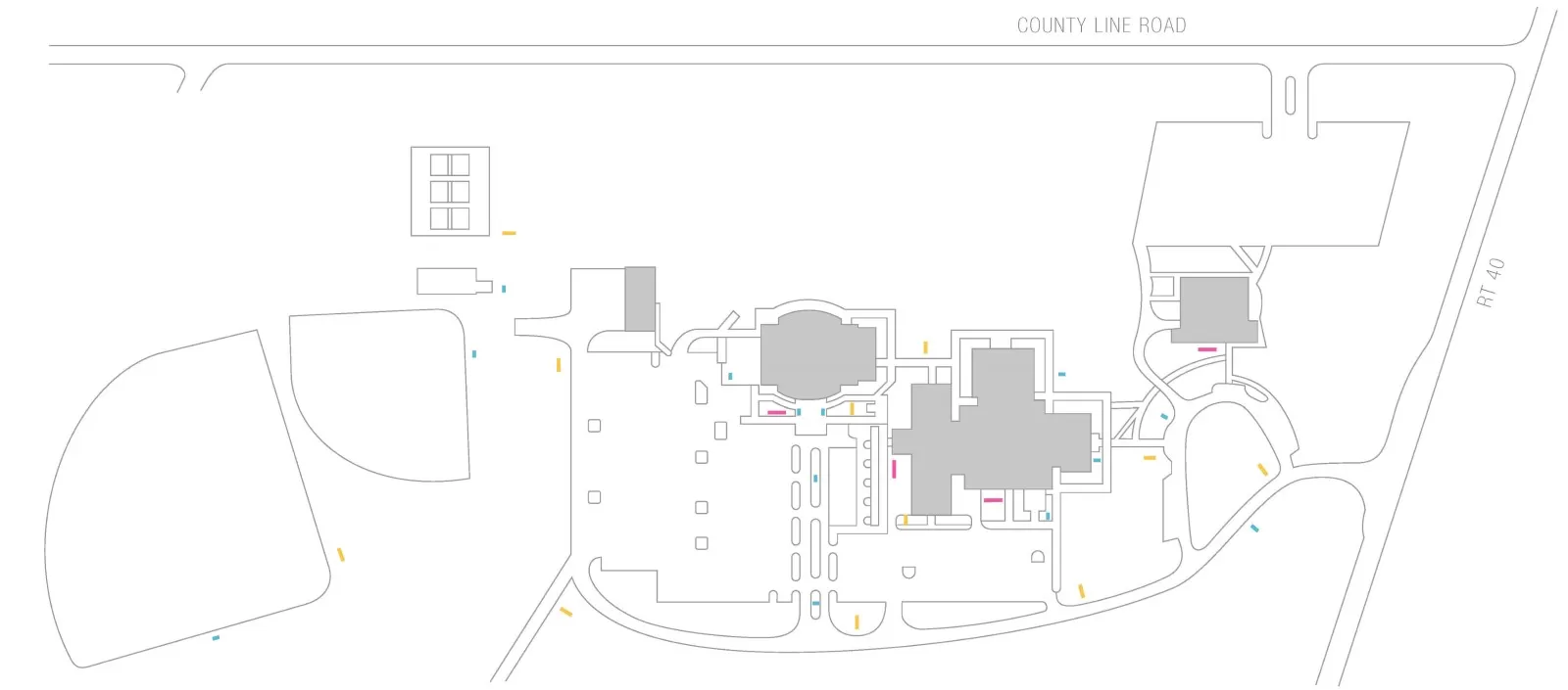 Southside Virginia Community College - Daniels Campus Signage Planning Map